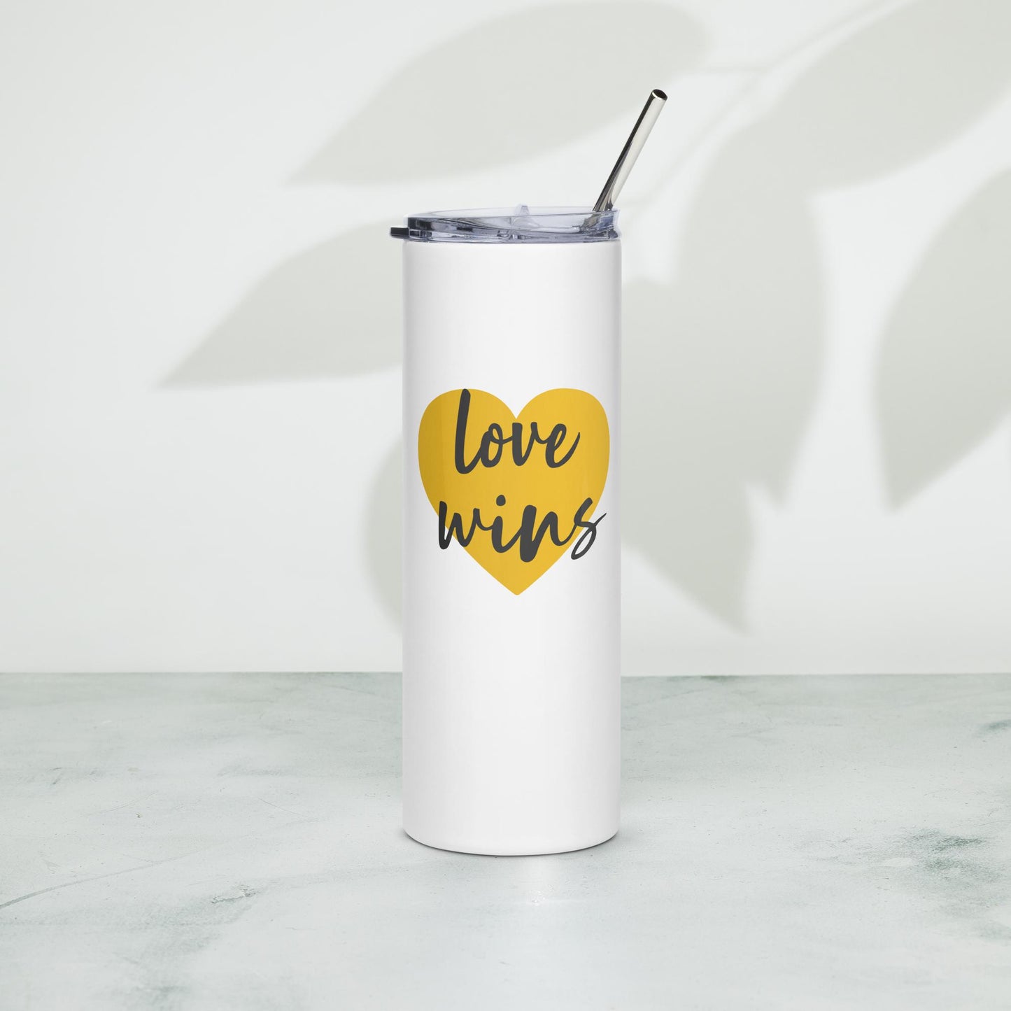 Love Wins - Stainless steel tumbler