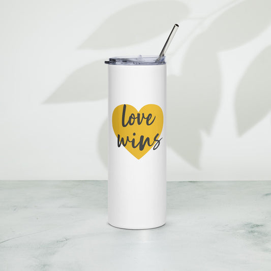 Love Wins - Stainless steel tumbler