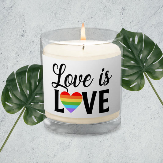 Love is Love soy wax candle