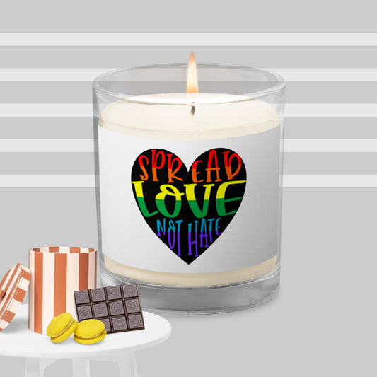 Spread Love Not Hate soy wax candle