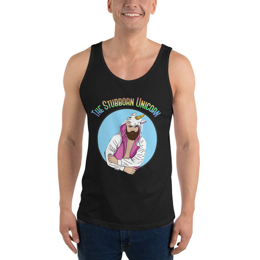 The Stubborn Unicorn Cartoon Tank Top