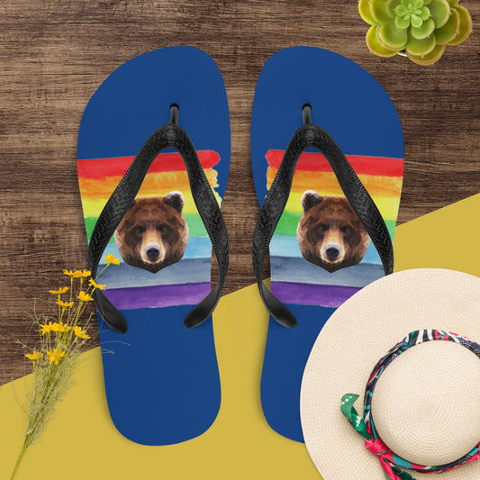 Bear Pride Flip-Flops