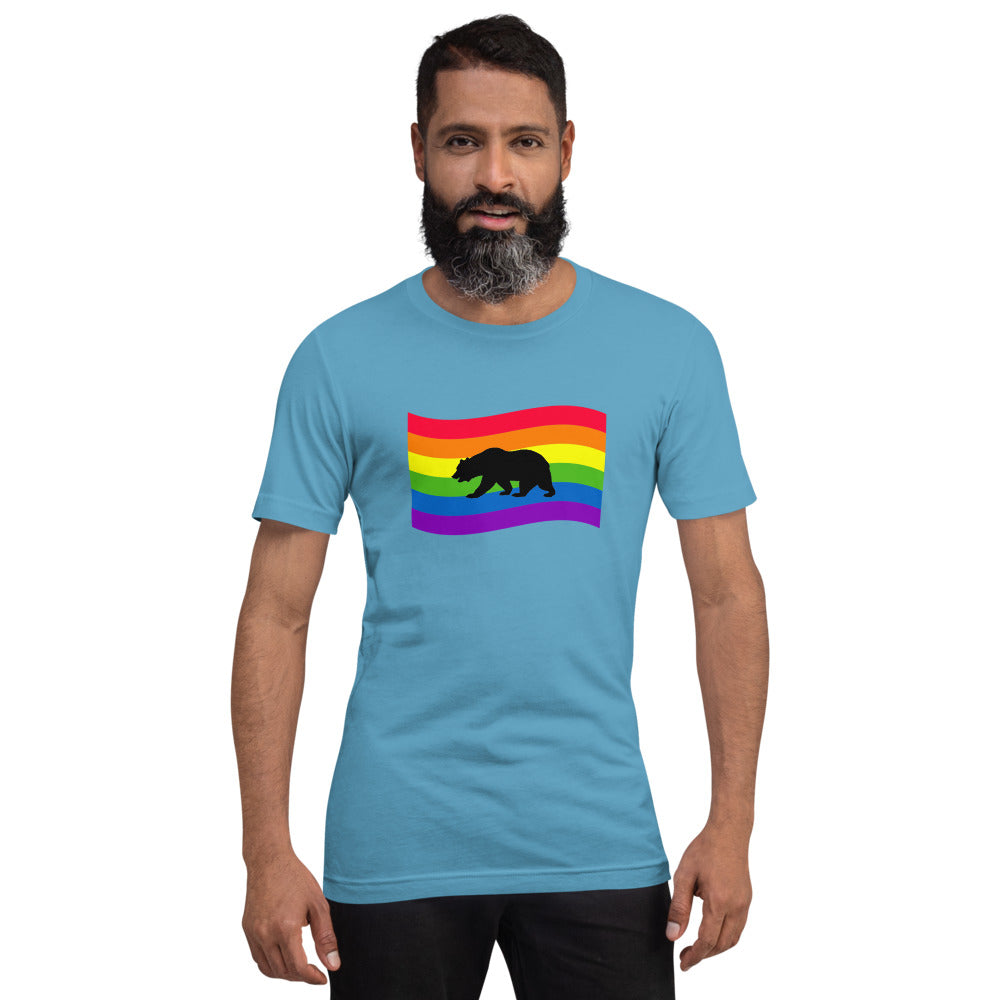 Bear Pride Rainbow Flag T-Shirt